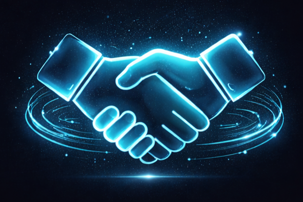 Shaking hands